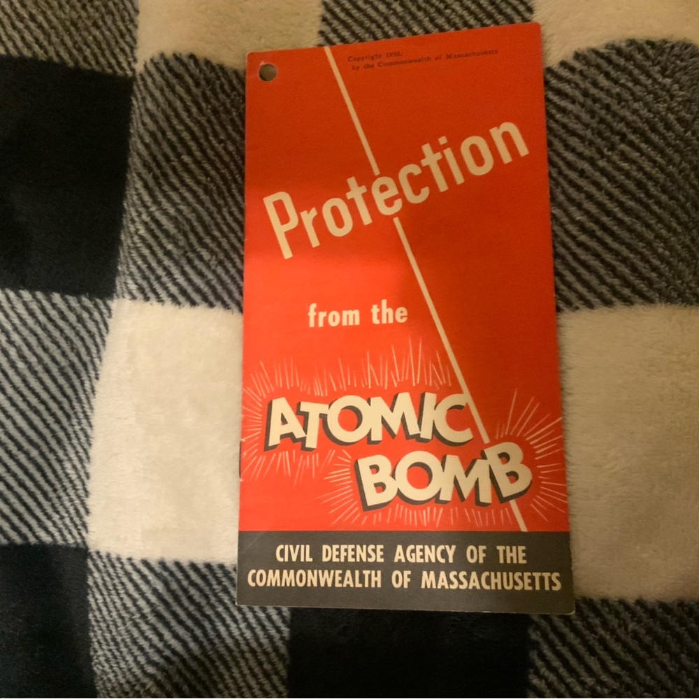 PROTECTION FROM THE ATOM BOMB pamphlet.  Oct 17,1950.